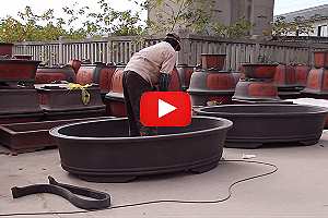 Video: Realizzazione di vasi per bonsai - Grandi vasi di Yixing (Cina)