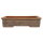 Bonsai pot 28x22,5x7cm brown rectangular unglaced