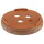 Bonsai pot 30,5x30,5x5,5cm brown round unglaced