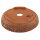 Bonsai pot 30x30x7cm brick red round unglaced