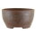 Bonsai pot 16x16x9cm darkbrown round unglaced