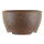 Bonsai pot 16x16x9cm darkbrown round unglaced