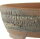 Bonsai pot 20,5x20,5x6cm darkbrown round unglaced