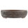 Bonsai pot 26x26x7cm darkbrown round unglaced