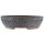 Bonsai pot 27x27x7,5cm darkbrown round unglaced