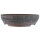 Bonsai pot 27x27x7,5cm darkbrown round unglaced