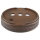 Bonsai pot 35x28x7,5cm brown oval unglaced